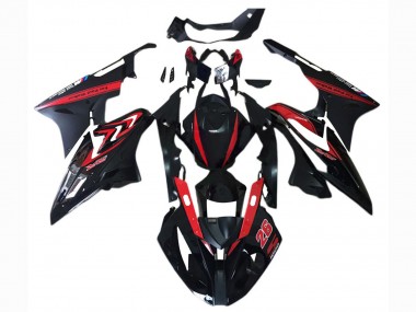 Purchase 2017-2018 BMW S1000RR Motorcycle Fairing - Red Glossy Black Matte Black Canada