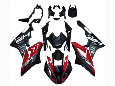 Purchase 2017-2018 BMW S1000RR Motorcycle Fairing - Red Glossy Black Canada