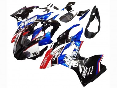 Purchase 2017-2018 BMW S1000RR Motorcycle Fairings Kits - White Blue Red Glossy Black Canada