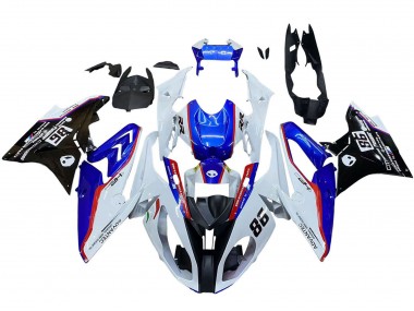 Purchase 2017-2018 BMW S1000RR Bike Fairings - White Blue Red Glossy Black Canada