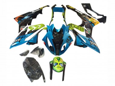 Purchase 2017-2018 BMW S1000RR Motorcycle Fairings - Blue Yellow Shark Canada