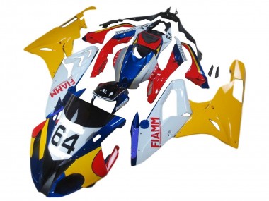 Purchase 2017-2018 BMW S1000RR Motorcycle Fairings - Yellow White Red Blue Fiamm 64 Canada