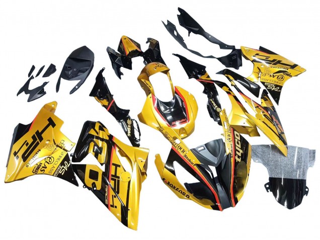 2017-2018 BMW S1000RR Motorcycle Fairings - Gold Black Tyco Canada