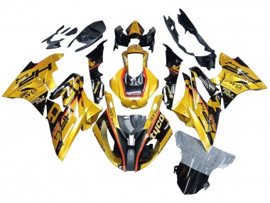 Purchase 2017-2018 BMW S1000RR Motorcycle Fairings - Gold Black Tyco Canada