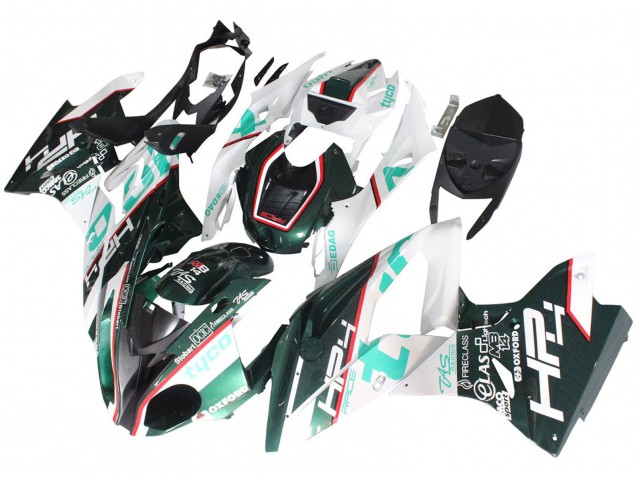 2017-2018 BMW S1000RR Motorcycle Fairings - White Green Canada