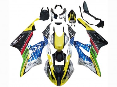 Purchase 2017-2018 BMW S1000RR Motorcycle Fairings - Yellow Blue Red Green Black VR Canada