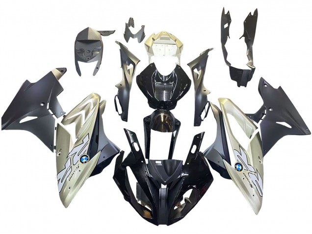 2017-2018 BMW S1000RR Motorcycle Fairings - Silver Black Canada