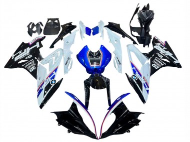 Purchase 2015-2016 BMW S1000RR Motorcycle Fairing Kits - White Blue Glossy Black Canada