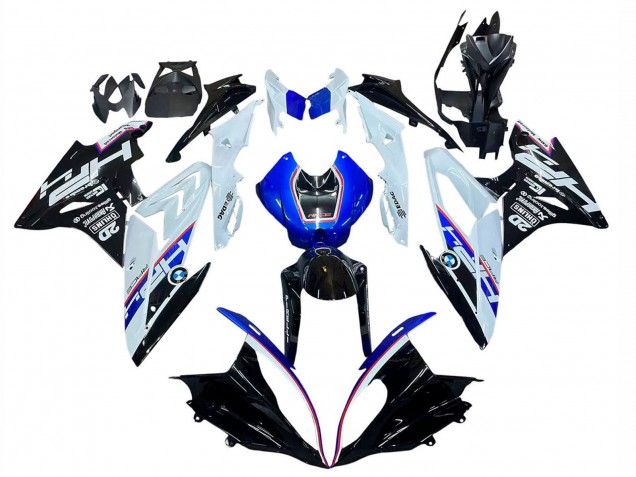 2015-2016 BMW S1000RR Motorcycle Fairing Kits - White Blue Glossy Black Canada