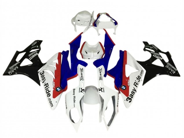 2015-2016 BMW S1000RR Motorcycle Fairing - White Red Blue Glossy Black Canada