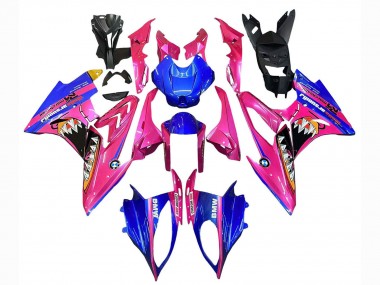 Purchase 2015-2016 BMW S1000RR Motorcycle Fairings - Pink Blue Shark Canada