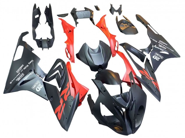 2015-2016 BMW S1000RR Motorcycle Fairings - Matte Black Red Canada