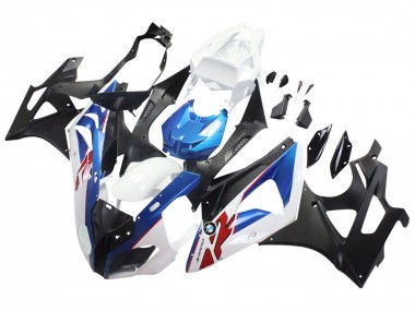 Purchase 2009-2014 BMW S1000RR Motorcycle Fairings - White Blue Matte Black Canada