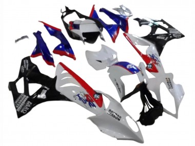 Purchase 2009-2014 BMW S1000RR Abs Fairings - White Red Blue Glossy Black Canada