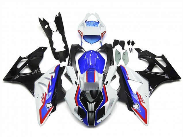 2009-2014 BMW S1000RR Motorcycle Fairings - White Red Blue Glossy Black Carbon Fiber RR Canada
