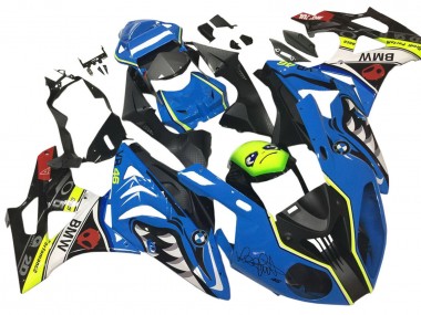 Purchase 2009-2014 BMW S1000RR Motorcycle Fairings - Blue Yellow Red Black Shark VR 46 Canada