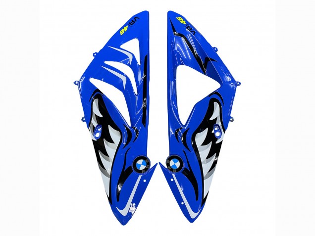 2009-2014 BMW S1000RR Motorcycle Fairings - Blue Yellow Red Black Shark VR 46 Canada