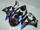 2009-2014 BMW S1000RR Motorcycle Fairings - Blue Red Matte Black Castrol Canada