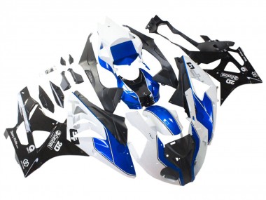 Purchase 2009-2014 BMW S1000RR Motorcycle Fairings - White Blue Glossy Black Castrol Canada
