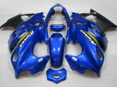 Purchase 2004-2006 Suzuki GSX600F/GSX750F Motorcycle Fairings - Blue Yellow Matte Black Katana Canada