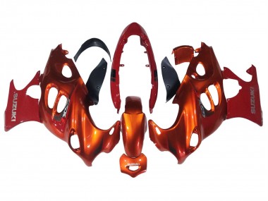 Purchase 2004-2006 Suzuki GSX600F/GSX750F Motorcycle Fairings - Burnt Orange White Logo Canada
