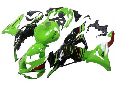 Purchase 2023-2026 Kawasaki ZX6R Motorcycle Fairings - Green Black Canada