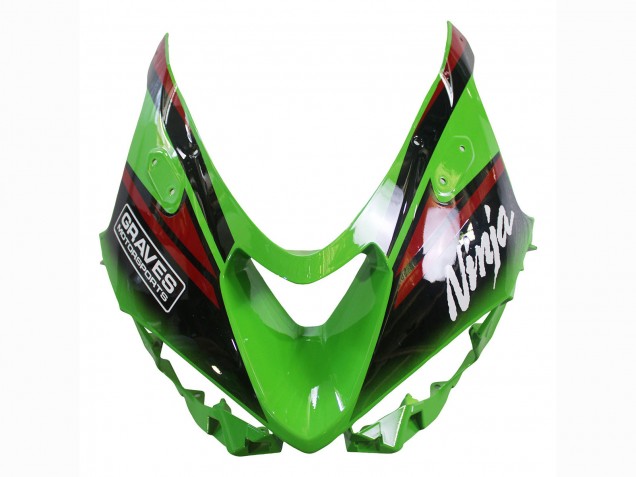 2023-2026 Kawasaki ZX6R Motorcycle Fairings - Green Black Red Yellow Dunlop Canada
