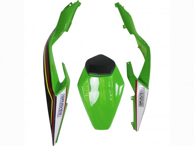 2023-2026 Kawasaki ZX6R Motorcycle Fairings - Green Black Red Yellow Dunlop Canada