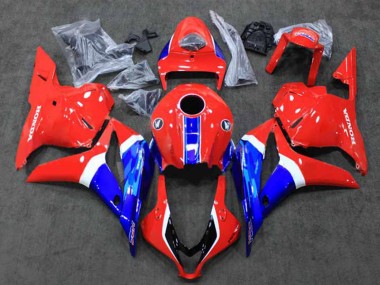 Purchase 2009-2012 Honda CBR600RR Motorcycle Fairings - White Red Blue HRC Canada