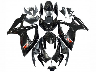 Purchase 2006-2007 Suzuki GSXR 600 / GSXR 750 Motorcycle Fairings - Glossy Black Silver Red Canada