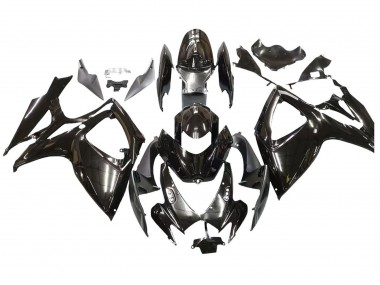 Purchase 2006-2007 Suzuki GSXR 600 / GSXR 750 Motorcycle Fairings - Glossy Black Canada