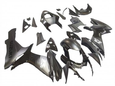 Purchase 2011-2024 Suzuki GSXR 600 / GSXR 750 Motorcycle Fairings - Matte Black Glossy Black White Decal Canada