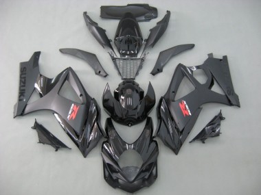 Purchase 2007-2008 Suzuki GSXR 1000 Motorcycle Fairings - Matte Black Glossy Black Canada