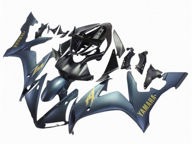 Purchase 2004-2006 Yamaha YZF 1000 R1 Motorcycle Fairings - Dark Blue Gold Decals Canada