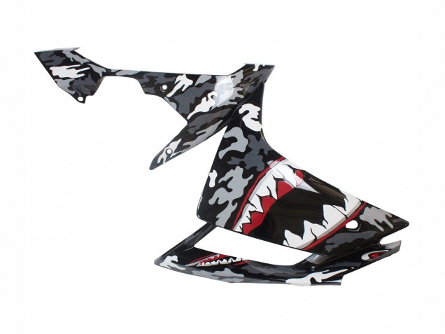 2007-2008 Yamaha YZF 1000 R1 Motorcycle Fairings - Grey White Camouflage Shark Canada