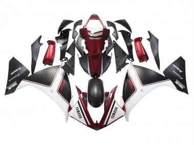 Purchase 2009-2011 Yamaha YZF 1000 R1 Motorcycle Fairings - Red White Matte Black Canada