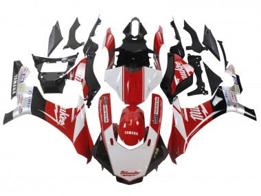 Purchase 2020-2025 Yamaha YZF 1000 R1 Motorcycle Fairings - White Red Black Milwaukee Canada