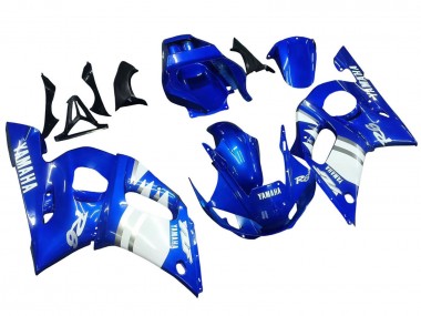 Purchase 1998-2002 Yamaha YZF 600 R6 Motorcycle Fairings - Blue White Canada