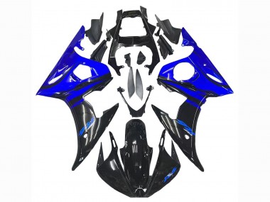 Purchase 2003-2004 Yamaha YZF R6 Motorcycle Fairing - Blue Glossy Black Canada