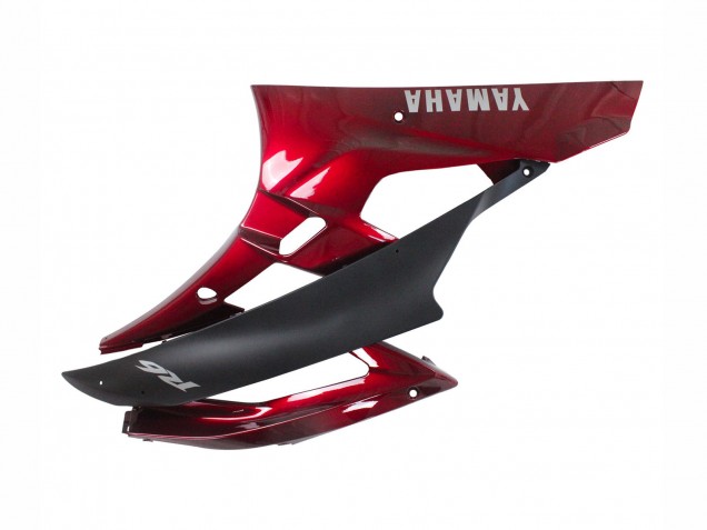 2006-2007 Yamaha YZF 600 R6 Motorcycle Fairing - Red Matte Black Canada