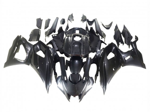 2021-2024 Yamaha YZF R7 Motorcycle Fairings - Black Carbon Fiber Carbon Fiber Canada