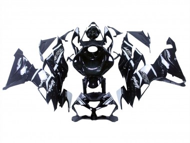 Purchase 2019-2022 Kawasaki ZX6R Motorcycle Fairings - Glossy Black White Canada