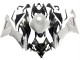 2019-2022 Kawasaki ZX6R Motorcycle Fairings - White Black Carbon Fiber Canada