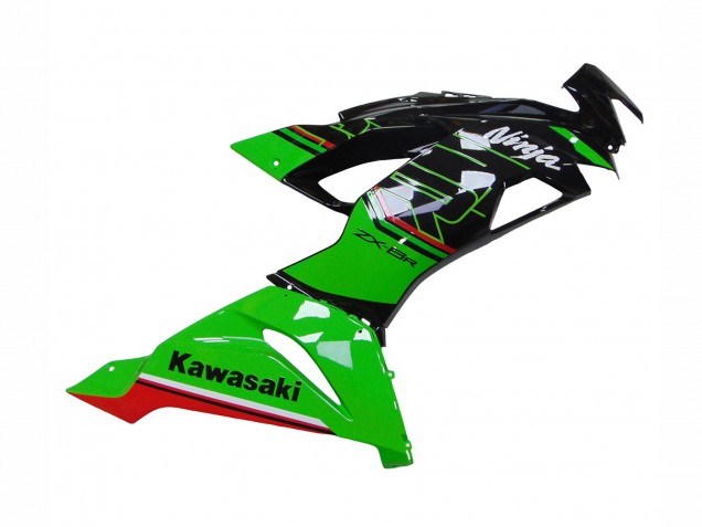 2019-2022 Kawasaki ZX6R Motorcycle Fairings - Green Glossy Black Red Canada