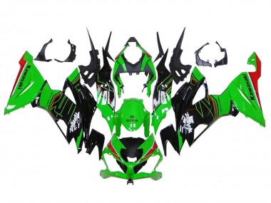 Purchase 2019-2022 Kawasaki ZX6R Motorcycle Fairings - Green Glossy Black Red Canada