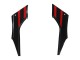 2013-2017 Kawasaki EX300 Motorcycle Fairings - Red Black Canada