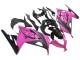 2013-2017 Kawasaki EX300 Motorcycle Fairings - Pink Black Canada