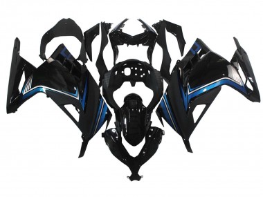 Purchase 2013-2024 Kawasaki EX300 Motorcycle Fairings - Glossy Black Blue Canada