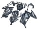 2013-2017 Kawasaki EX300 Motorcycle Fairings - Matte Black White Elf Snow Canada