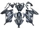 2013-2017 Kawasaki EX300 Motorcycle Fairings - Matte Black White Elf Snow Canada